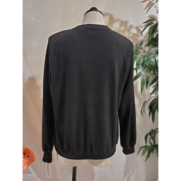 Alfred Dunner NWT Womens Christmas Owl Beaded Embellished Fleece Sweater Size S - Picture 6 of 10